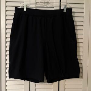 Old Navy Go Size Large Tall Shorts with Go-Dry Liner Compression Shorts Navy